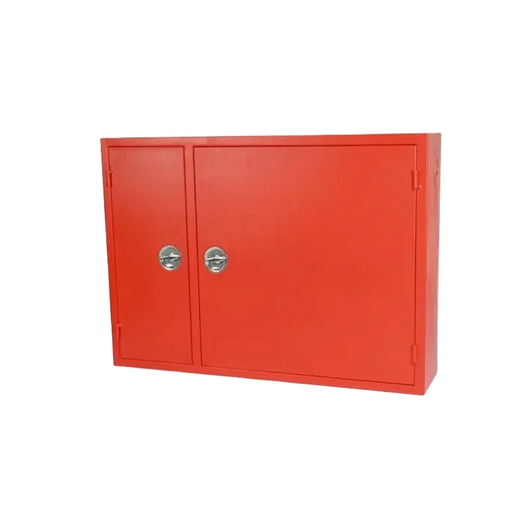 2024 Factory supply Fire extinguisher cabinet Steel fire hose reel storage box