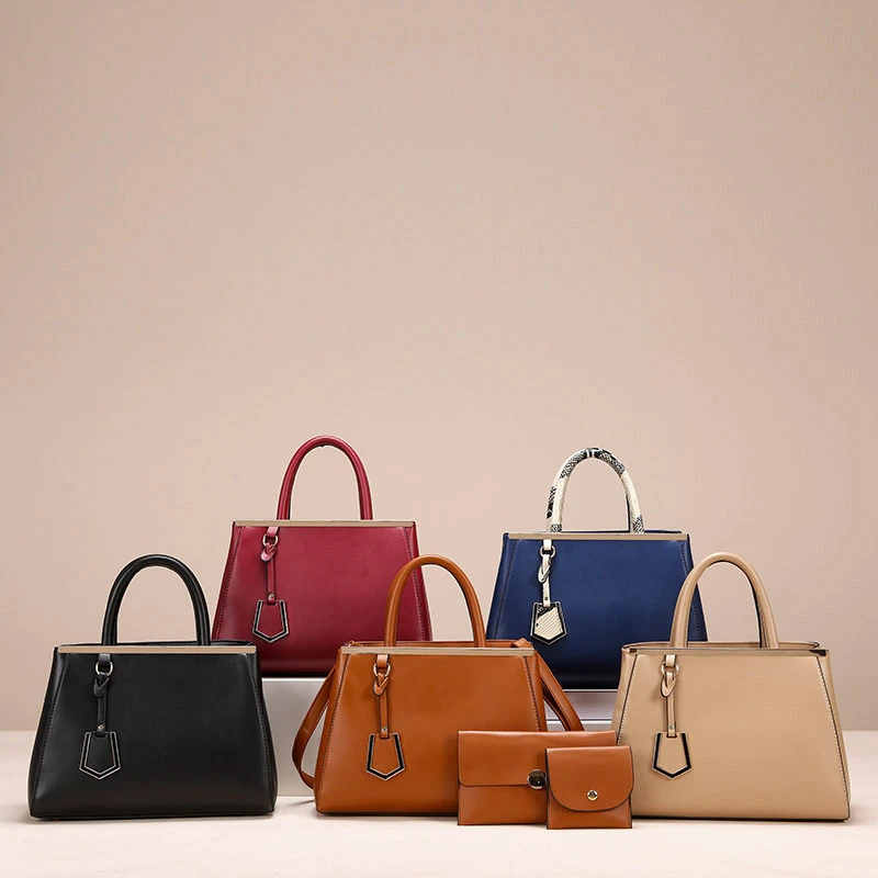 Hot Sale Large Crocodile pattern luxury famous brand handbag set women ladies designer hand bags