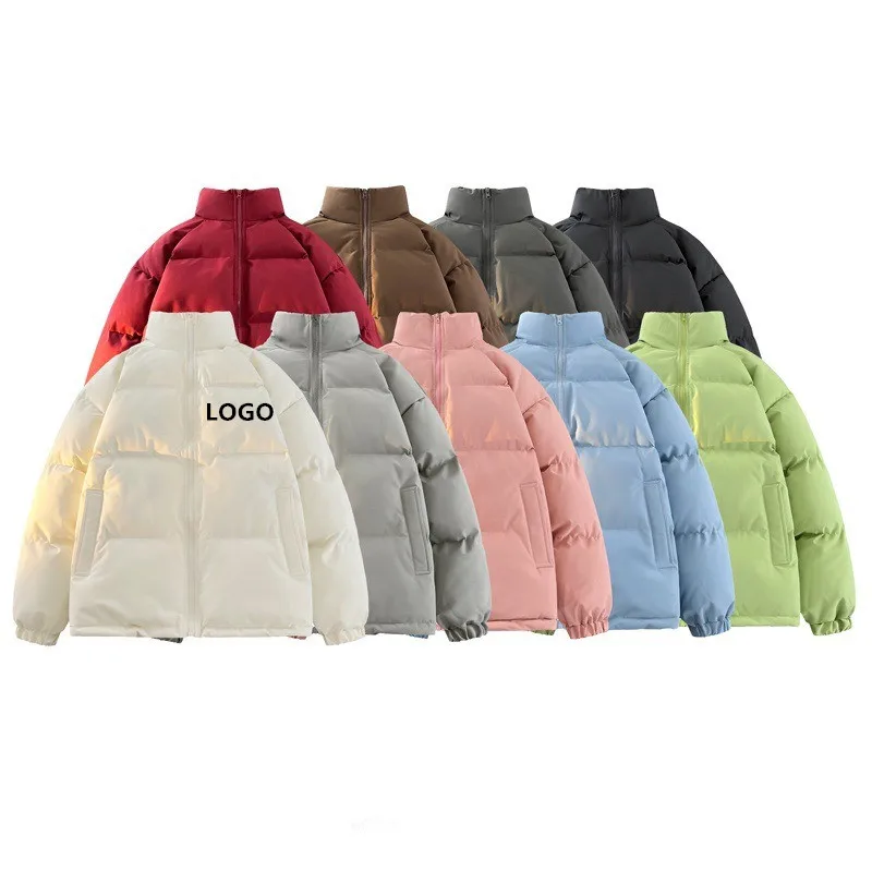 Custom Logo  Men Winter thickened Jackets Cotton Outerwear Clothing 2024 New Parkas Windbreaker Thick Warm Male Coat