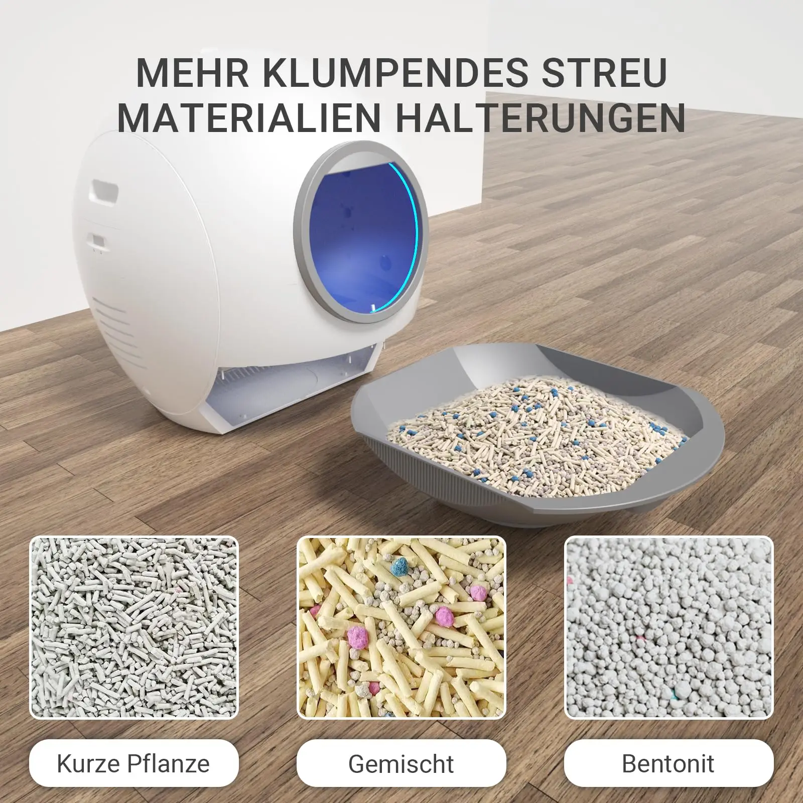 Smart Automatic Cat Litter Box & accessories Automated Litter Box Self-Cleaning With App Cat Litter Box