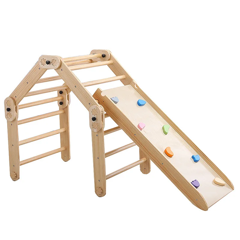 Wg Kids Climbing Triangle Cube Arch Frame Climbing Equipment For Toddler