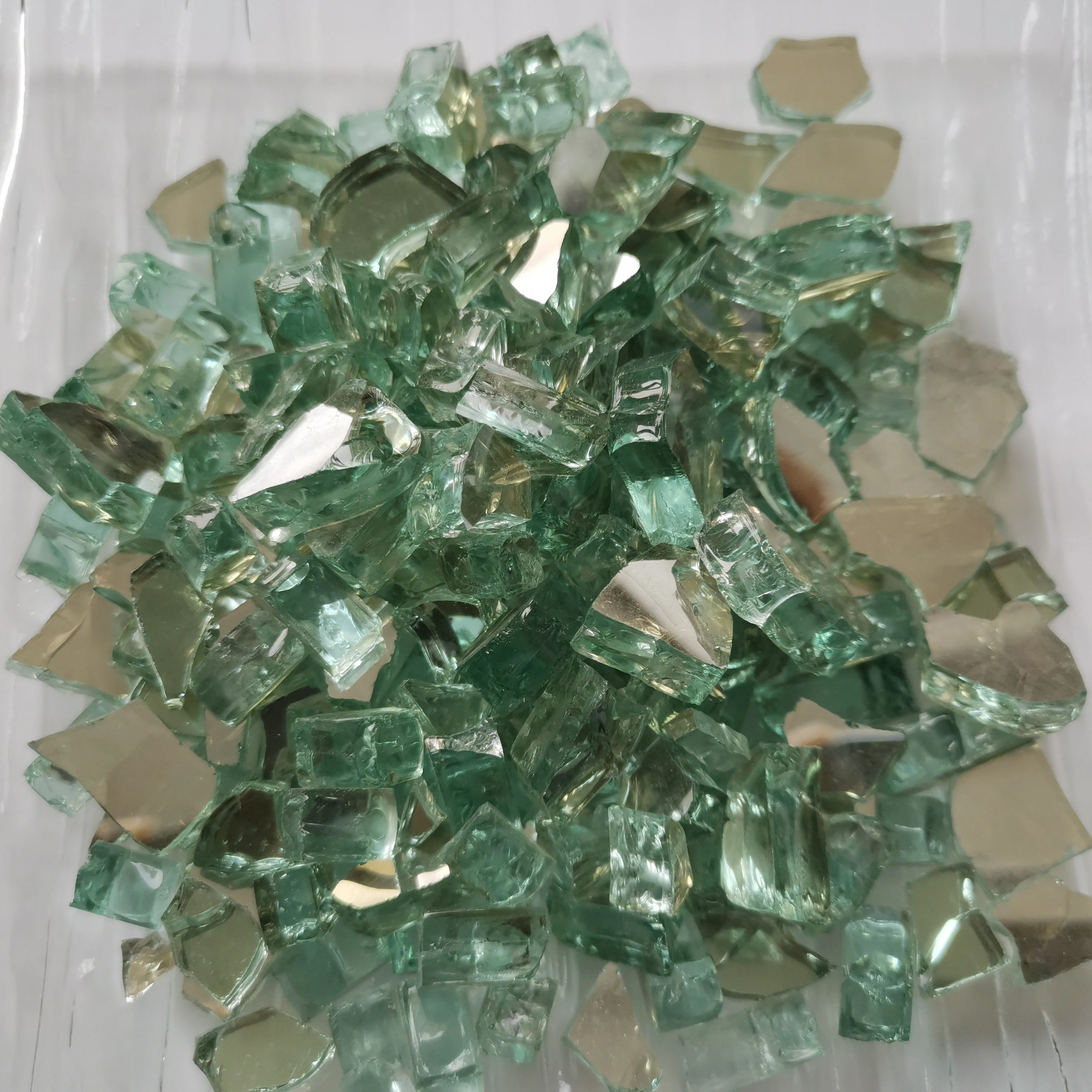 Premium Reflective Fire Glass Luster Fireglass Fire Beads