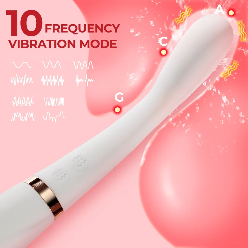 Adult Toys Female Vagina Clitoris Anus Masturbation Massager Vibrador Double Head Vibrating Point Machine Tide Pen Sex Toys