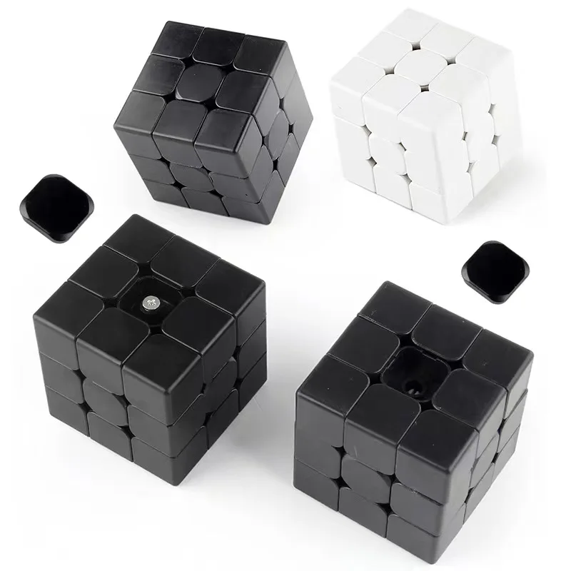 Custom 3 x 3 x 3 children blank Speed smooth Square Cube Puzzle White Embryo Educational Magic Cube Toys