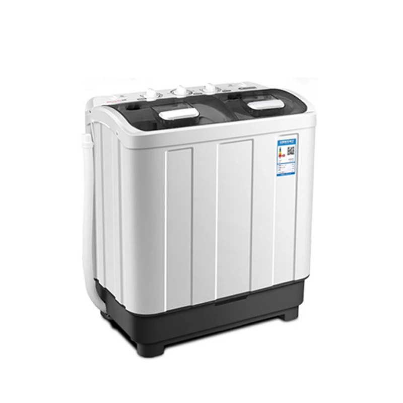 Double tub pulsator semi automatic Plastic clothes washing machine