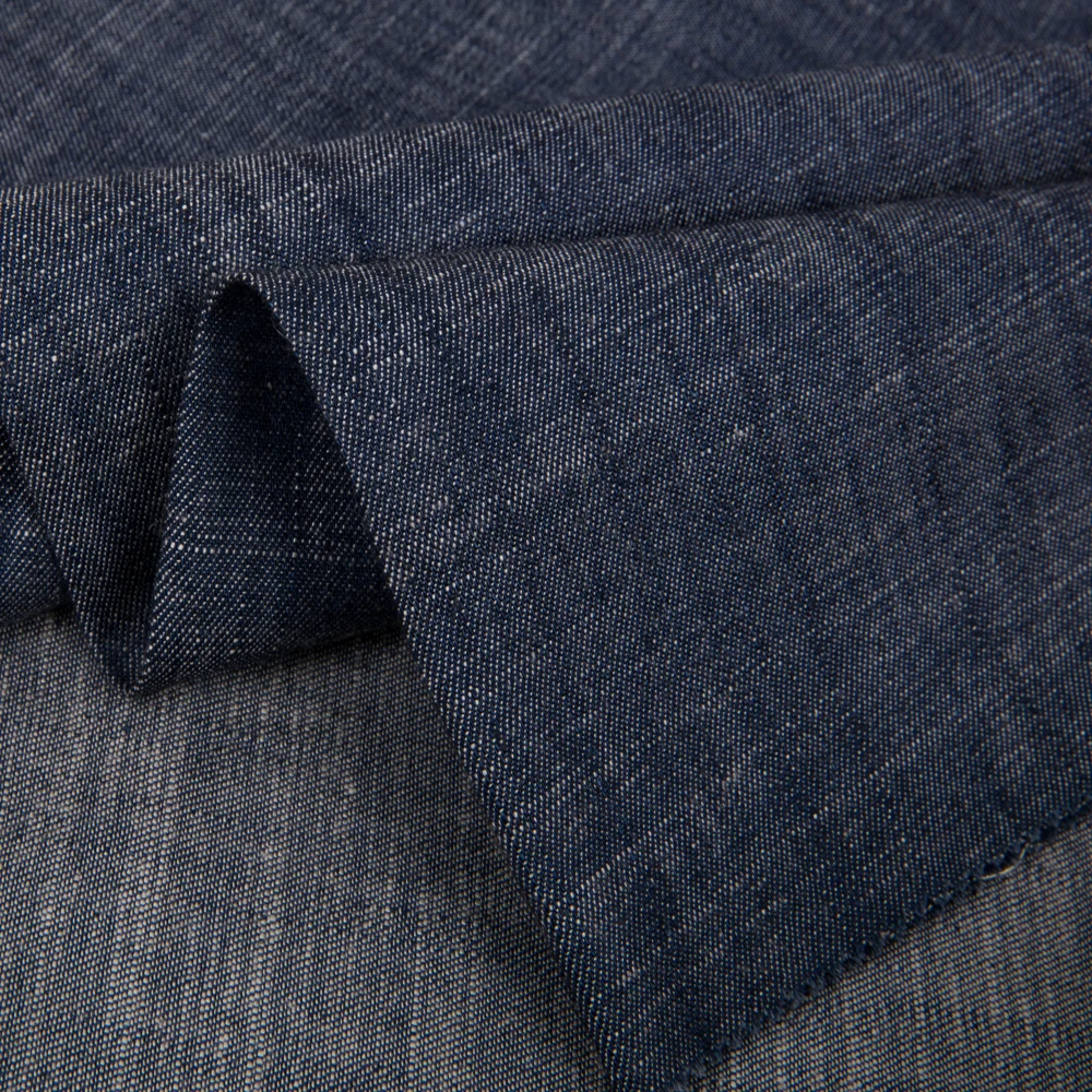 12355A 21*11 саржа 70% tencel 30% лен джинсы тканая ткань для женщин пальто брюки платья