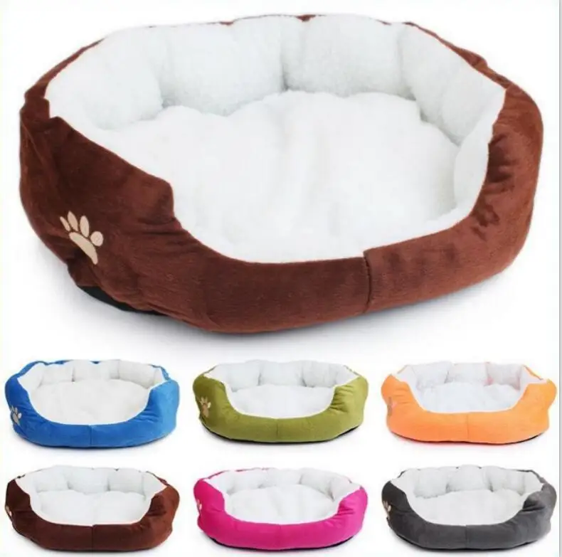 wholesale high quality different size pet bed soft comfortable warm luxury dog bed