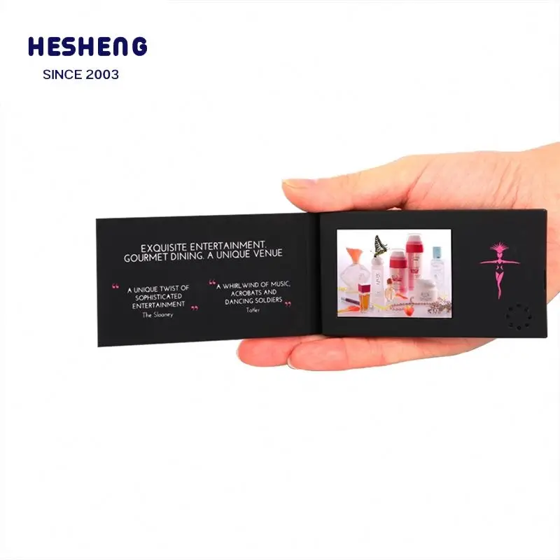 Custom Or Standard China Factory Price Chinese Homemade Lcd Brochure Video Card