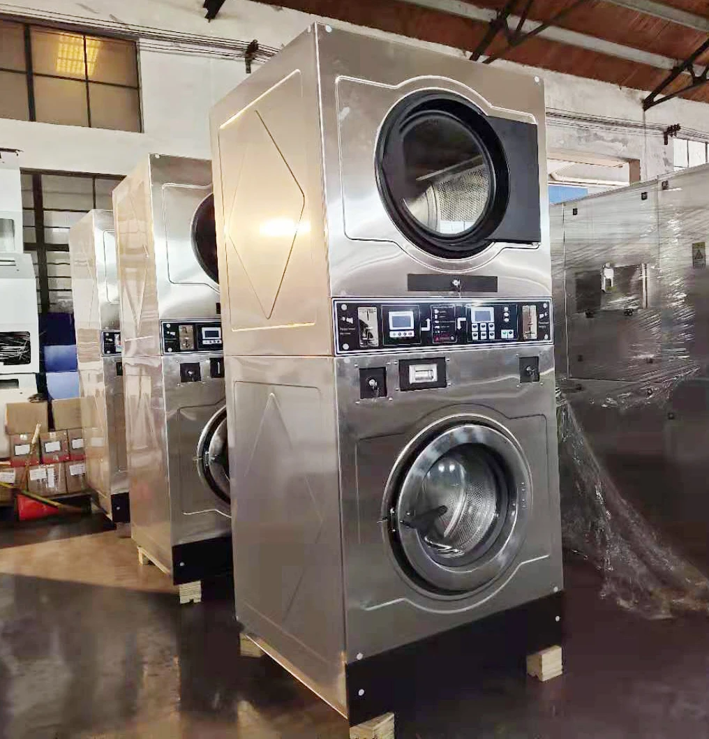 12kg Laundry Combo Washer Dryer Stacked Washing and Drying Machine Ready to ship
