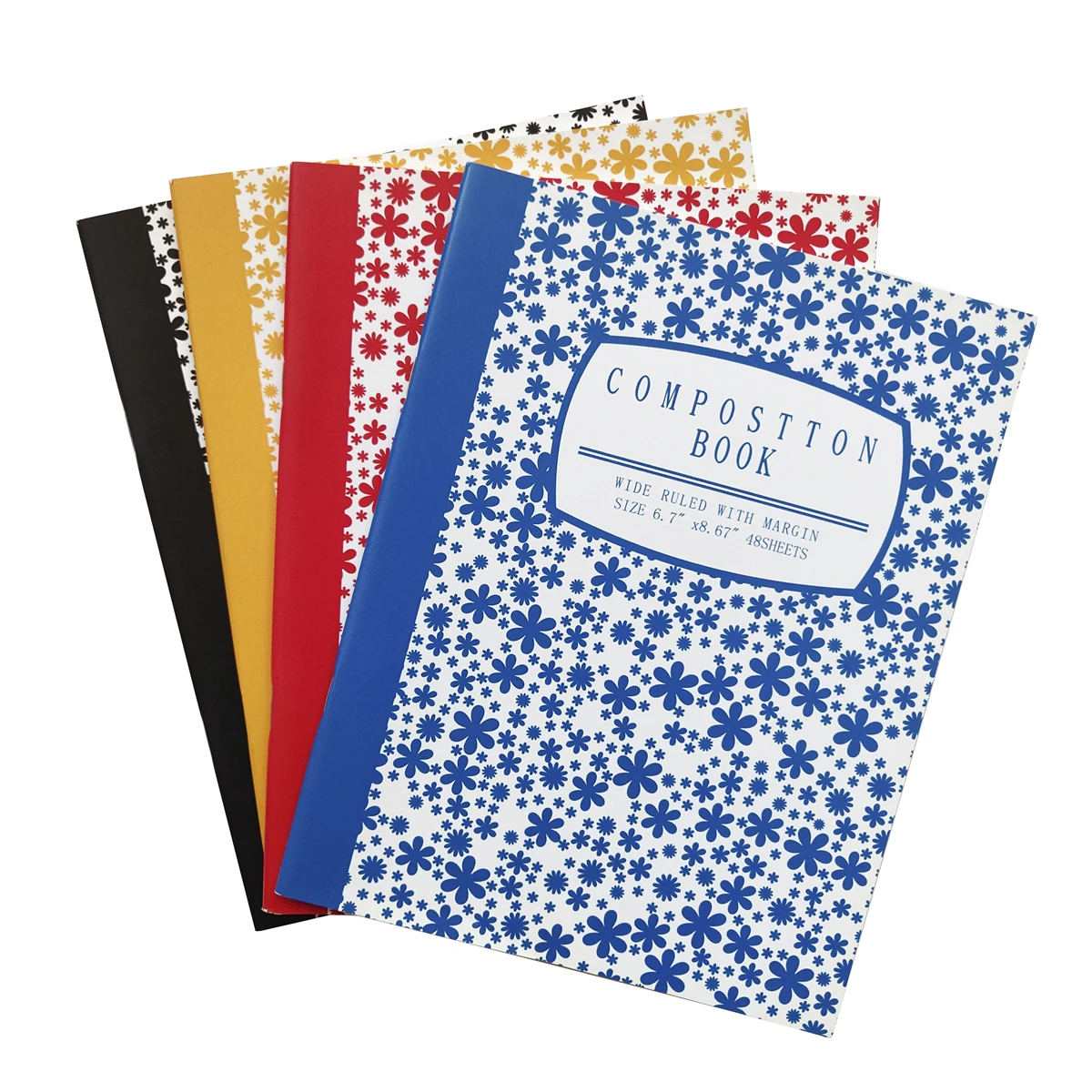 best quality wide and college ruled 100 sheets custom composition book