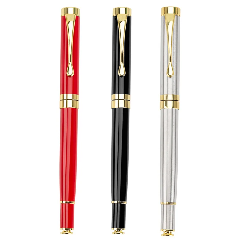 Gift box packaging Luxury Metal Ballpoint Pens School Business Office Signature Roller Pen Writing Student Stationery Supplies