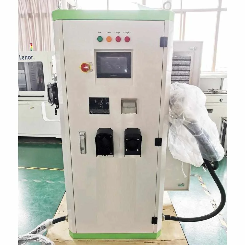 
100kw Electric vehicles Charger Doubles Guns with OCPP1.6 Fast DC EV charger 