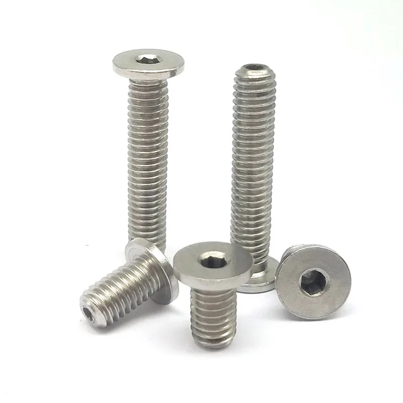 Hot Sales Extra Low Head Hollow Screws Carbon Steel Metal Fasteners