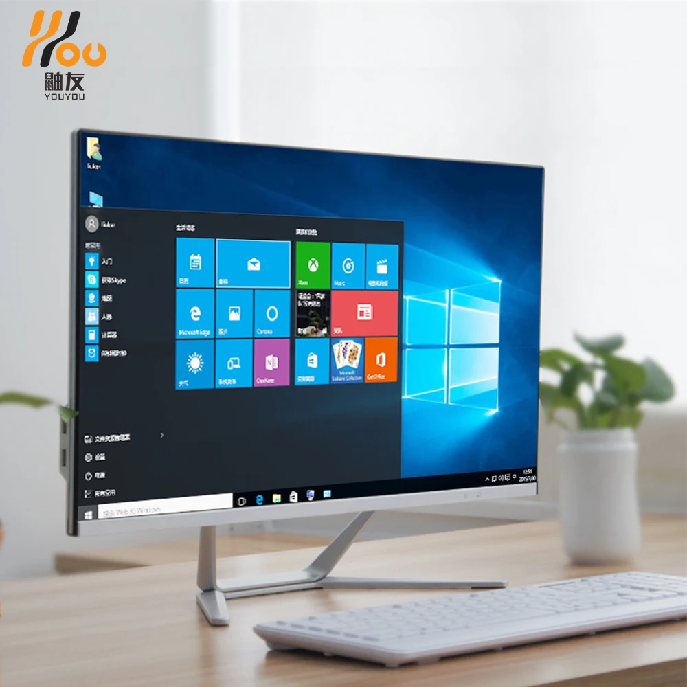 Youypu бренд 21 5 23 8 дюймов i5-3340 моноблок ram4g 8d ssd 240 г все в одном настольных компьютеров с камера Встроенный моноблочного ПК компьютер