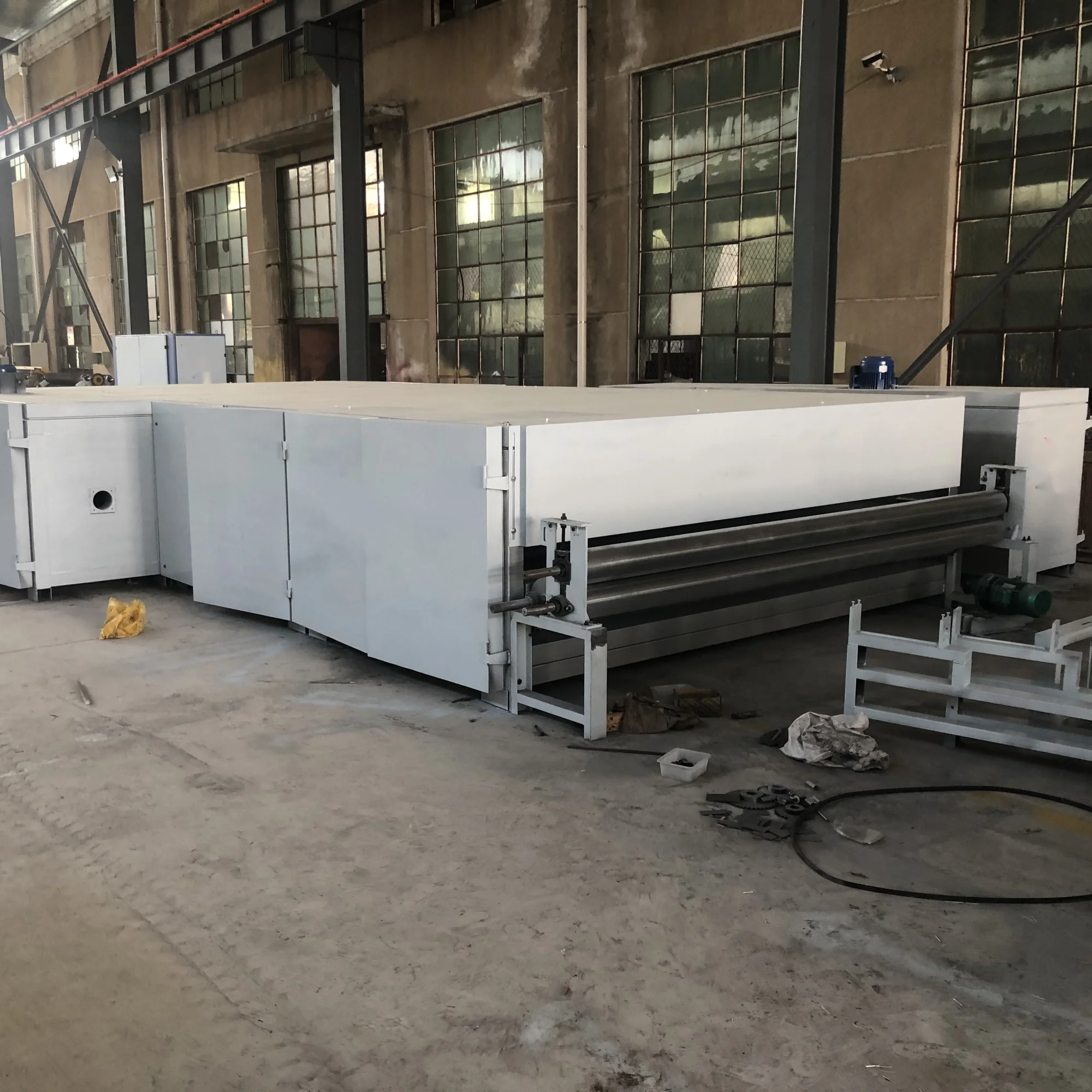 Glue Free PET Fiber Wadding Production Line Thermal Bonded Wadding Production Line For Quilting Padding