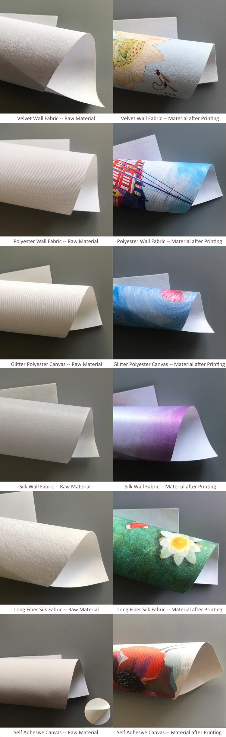 before and after printing