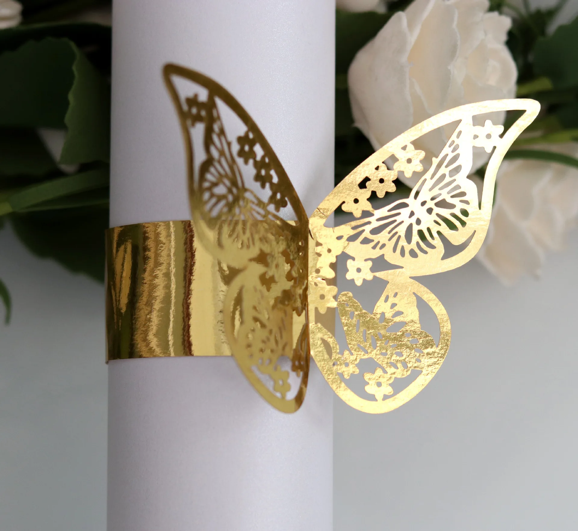 Towel Rings Quinceanera 3d Butterflies Decoration Wedding Sweet 16 Invitation Party Butterfly Towel Rings