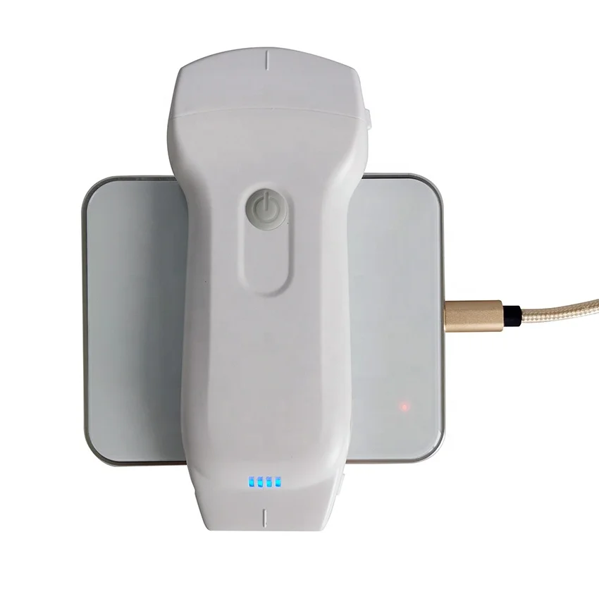 Medsinglong 128 Elements Handheld Diagnostic Instrument Convex Linear Handheld Ultrasound Wireless Probe MSLPU80