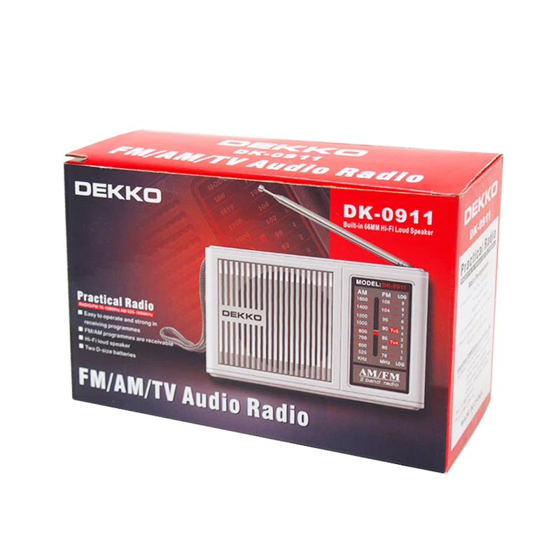 Hot sales Desktop two band AM/FM high end radio with speaker environment friendly DK-0911