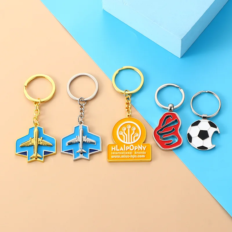 Keychain Preserced Flower Zinc Alloy Iron Personalized Small Keychain Metal Custom Personalized Soft Hard Enamel Keychains