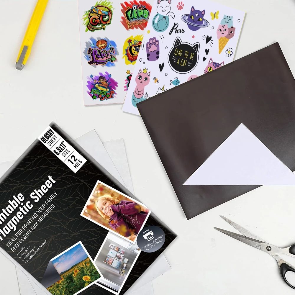 Crystal Code Magnetic Sheet A4 Matte Printable Magnetic Paper Flexible Magnet Sheets For Photo And Picture Magnets