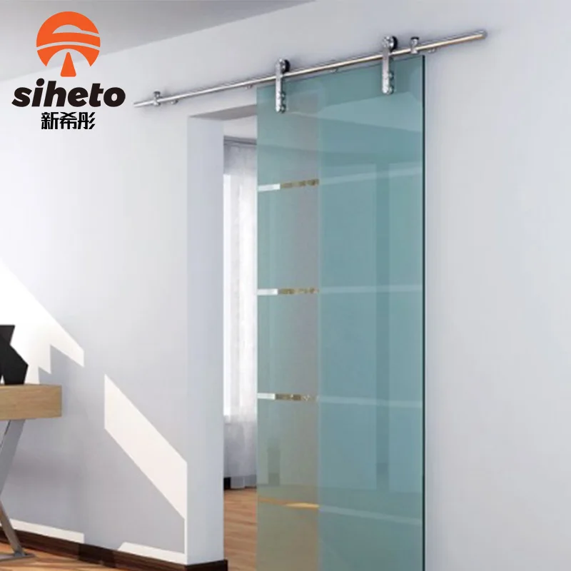 Glass Bathroom Hanging Door Kits Shower Room Fitting Wheel Roller Glass Shower Hardware Accessories Sliding Glass Door System