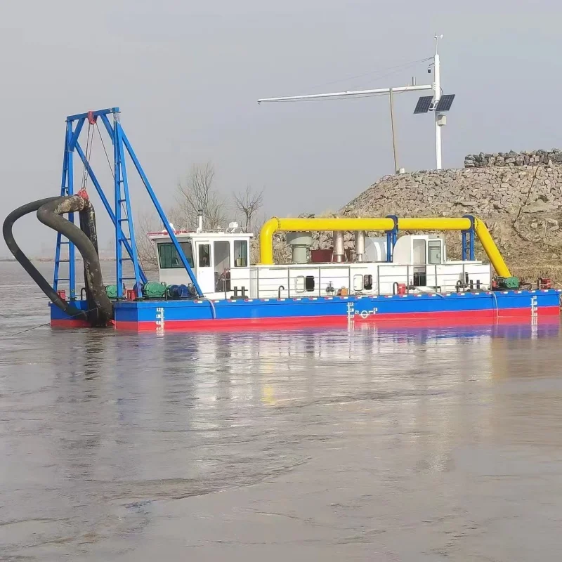 150 m³ Capacity River Sand Dredging Dredger 10 inch Mini  Sand Pump Dredger With 20M Suction Depth