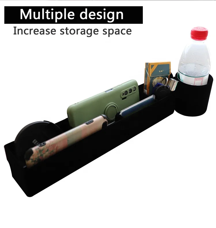 Waterproof With Velvet Interior Organizer Seat gap Filler Car Central Control Storage Box  For  Trumpchi M8