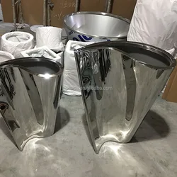 Outdoor rose gold home decor large indoor floor vase / plant pots