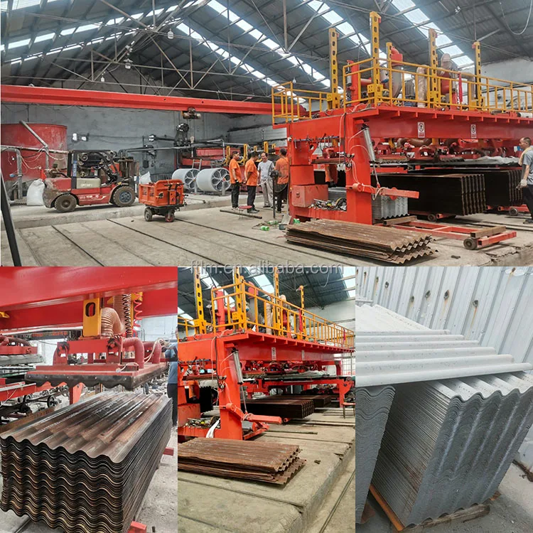 Automatic concrete roof floor tile making machine/asbestos tile machine