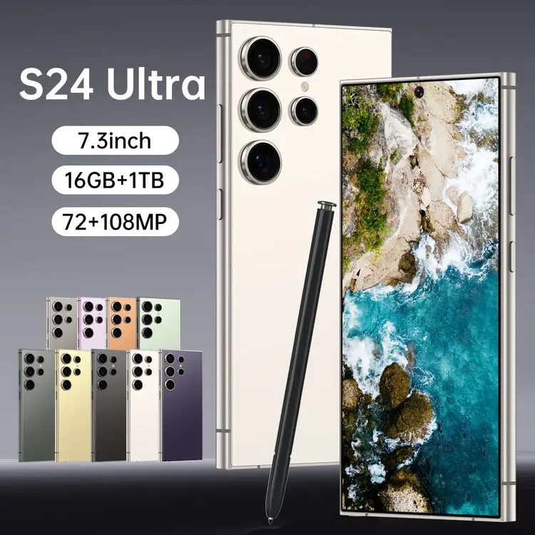 Galaxs S24 ультра глобальная Версия Телефона 16GB + 1T Smart Android13 разблокированный телефон 8000mah 5G Dual SIM смартфон