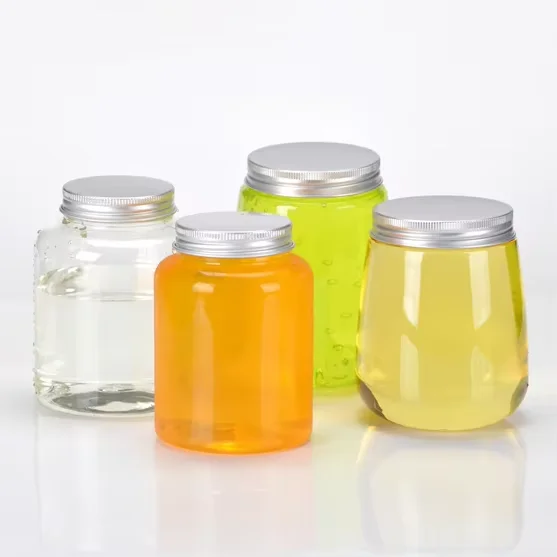 Commercial Customization Cold Drink Brew Plastic Bottle Milk Tea Juice Disposable Takeaway Packaging Plastic Bottles