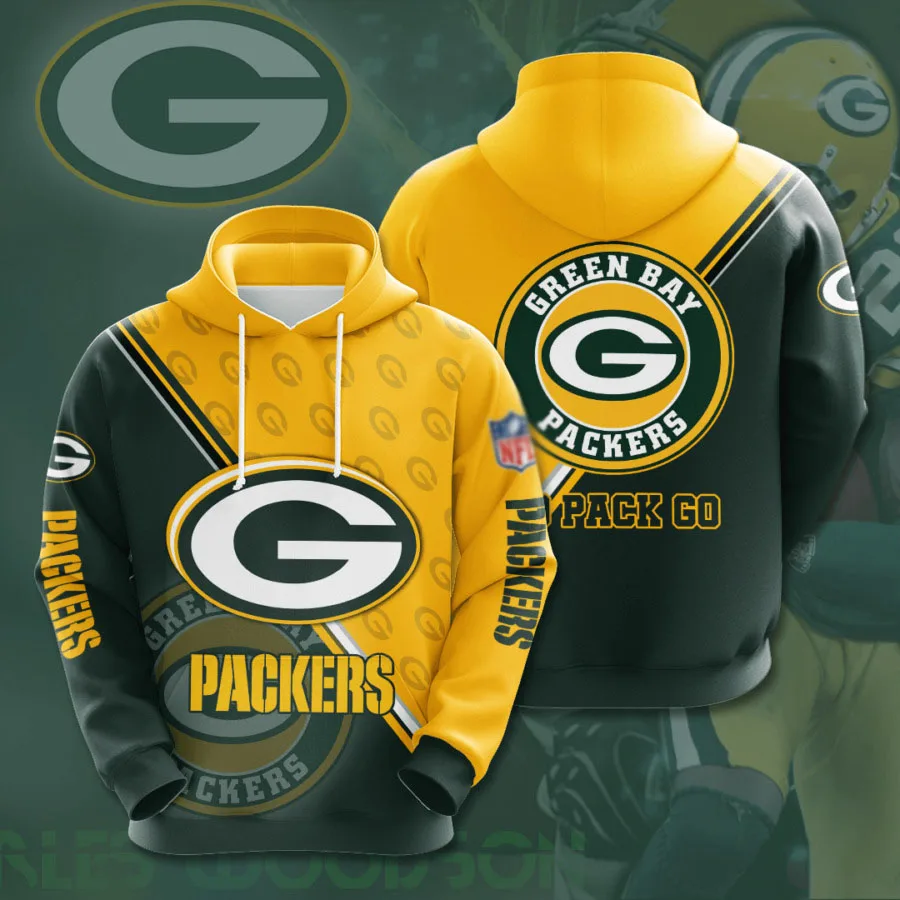 Sports Player Sublimated Warming Cloth American Football Green Bay Sweater Coat Printing Cotton