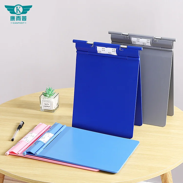 Plastic durable A4 record nursing folder anti-fall wear hospital medical record folder factory wholesale