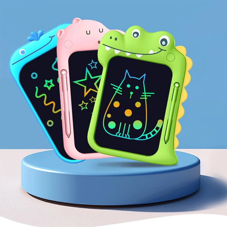 LCD Writing Tablet, 10 INCH Colorful Toddler Doodle Board Drawing Tablet, Erasable Reusable Electronic Drawing Pad