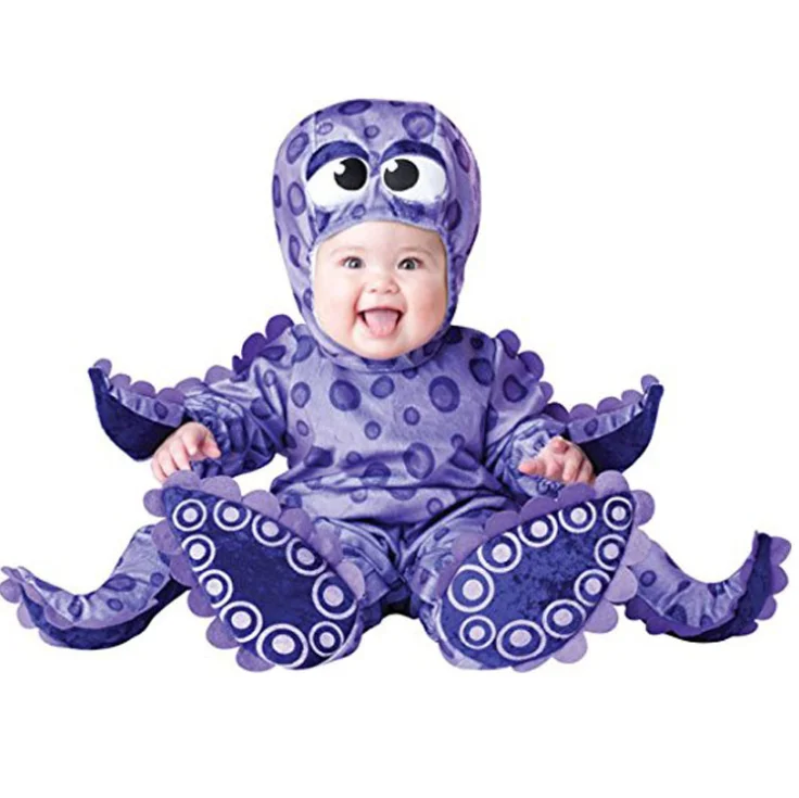 Baby Infant Toddler Fancy Halloween Costume Animal Shaped Cosplay Romper Clothes For Kids Boys Girls