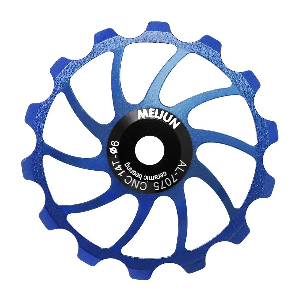 MEIJUN Mountain Road Folding Bicycle Guide Wheel 14/15/16T Ceramic Bearing Variable Speed Rear