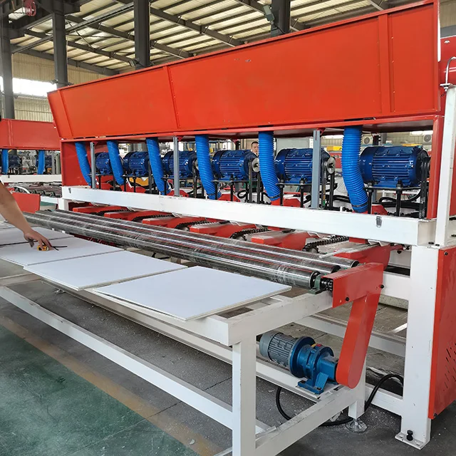 pvc laminated gypsum board lamination machine gypsum ceiling board machine 60x60 gypsum ceiling tiles making machine