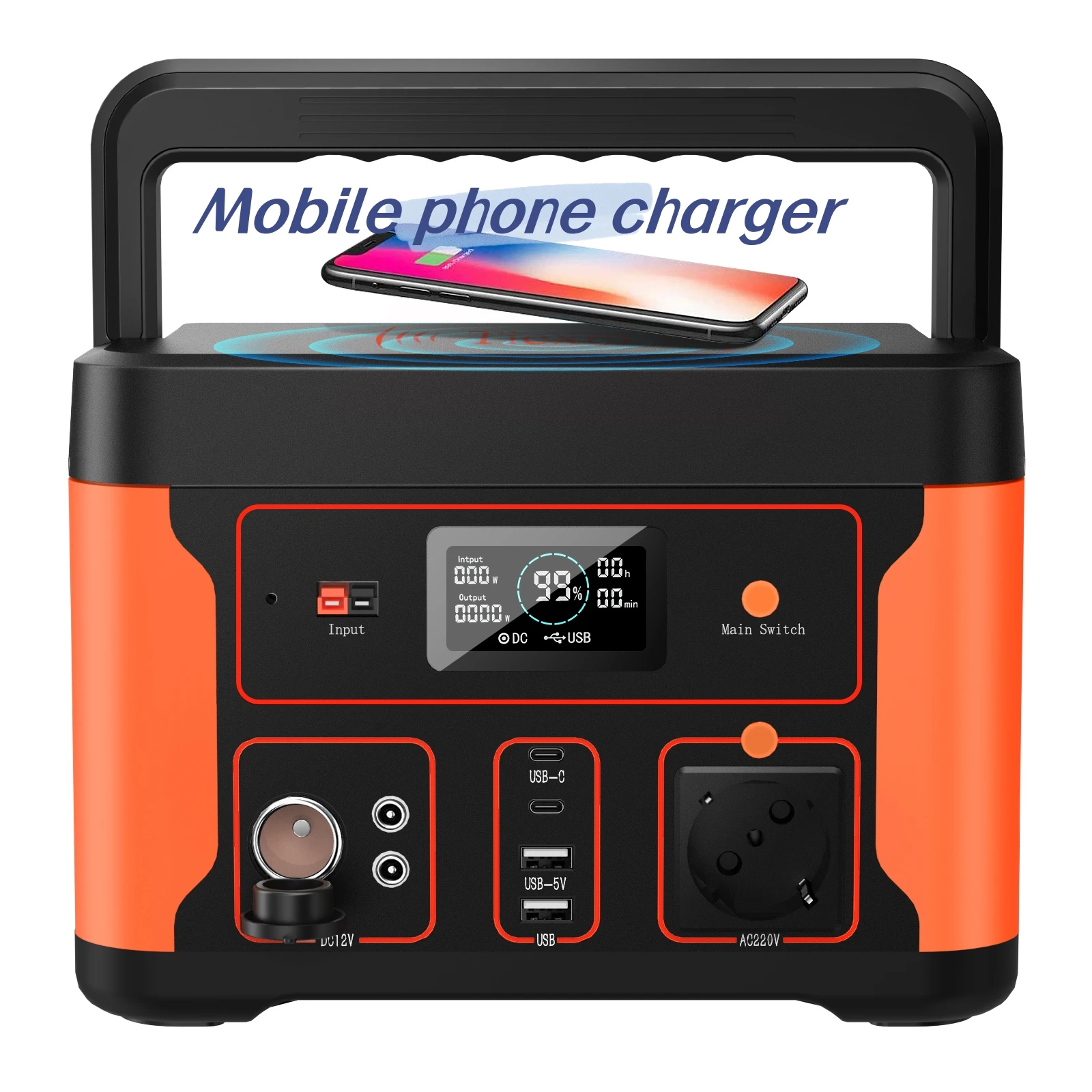 2023 новый дизайн, Лидер продаж, двигатель 600 Вт, солнечная электростанция со светодиодным экраном