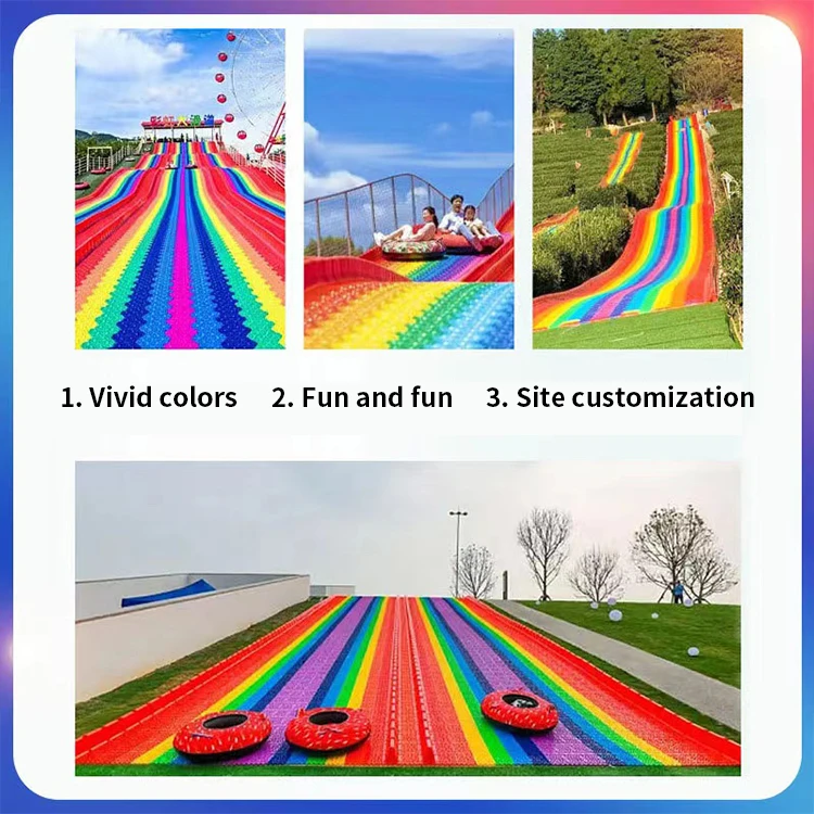 Outdoor Sport Rainbow Slide/Rainbow Dry Snow Slide Rainbow Dry Slide