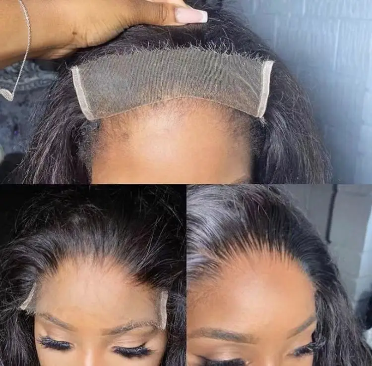 
Wholesale New Trends Transparent HD Thin Swiss Lace Frontal Closure, Cuticle Aligned Pre Plucked Virgin HD Hair Lace Frontal 