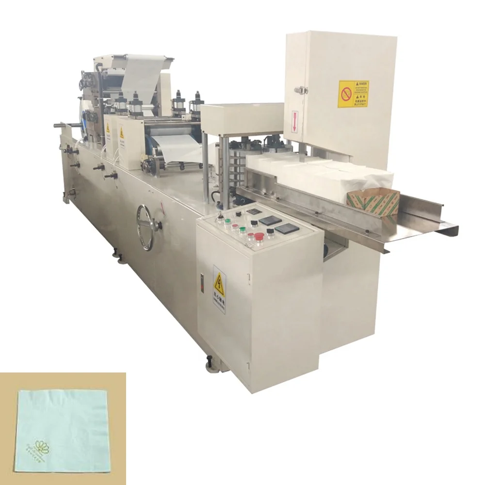 300*300 Easy operation Cassette napkin paper producing machine Tissue paper making machine