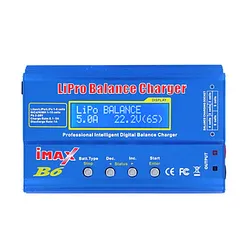IMAX B6 80W 6A RC Toy Lipo Battery Balance Charger Discharger Dual Power Lipo Nimh Nicd Charger With Digital LCD Screen