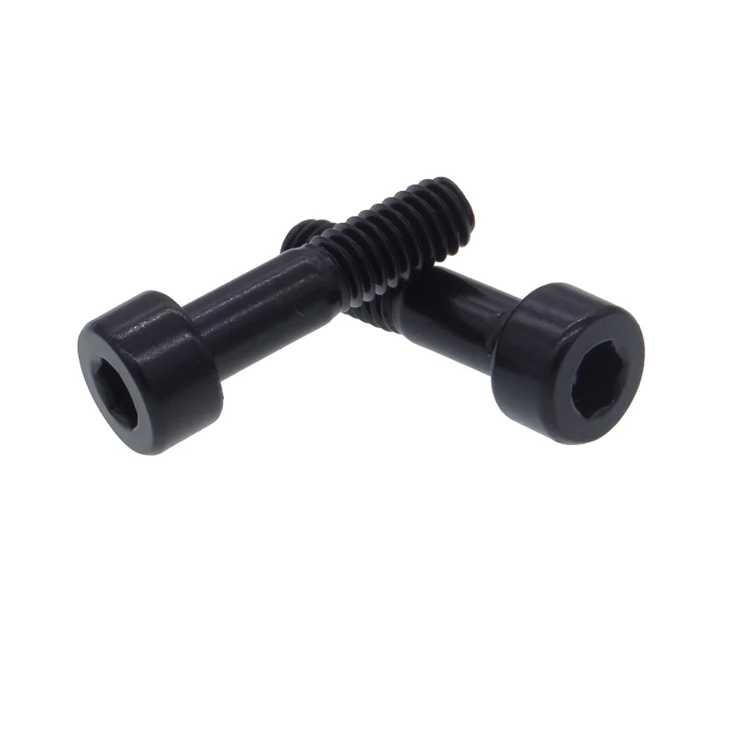 manufacture customized M3 M4 M5 M6 M8 Black half thread hex oxide socket cup head captive panel screw