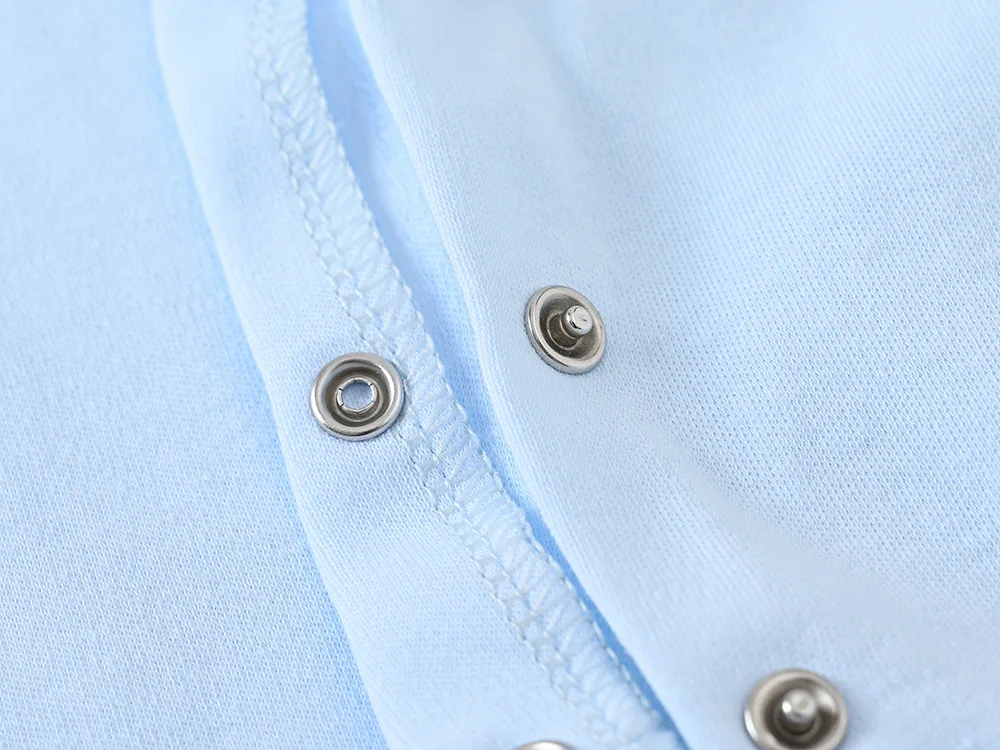 100% Cotton Baby Clothing Sets Boys 3-9 Months Blue Baby Romper +Hats+Mittens Newborn Gift Set