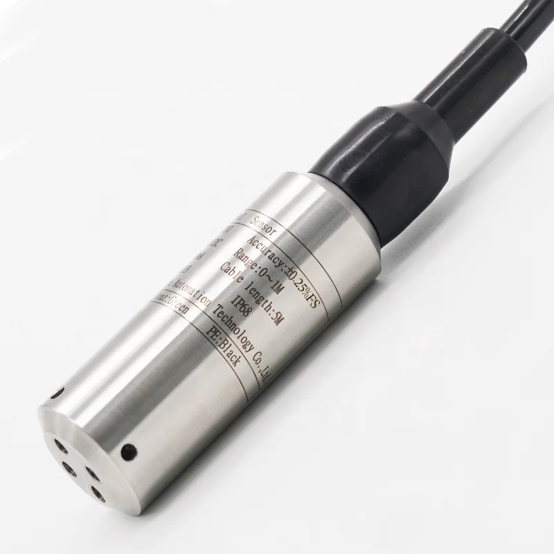 Submersible level gauge transmitter lead type hydrostatic level sensor Single-loop measurement and control instrument