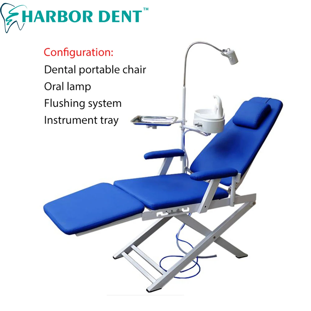 2021 Hot Sales Folding Foldable Lightweight Dentists Want Portable Dental Unit Dental Chair