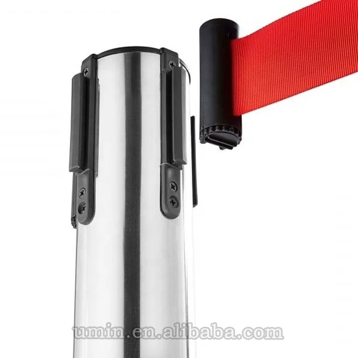 Restaurant Queue Master Barrier Stand with Retractable Belt