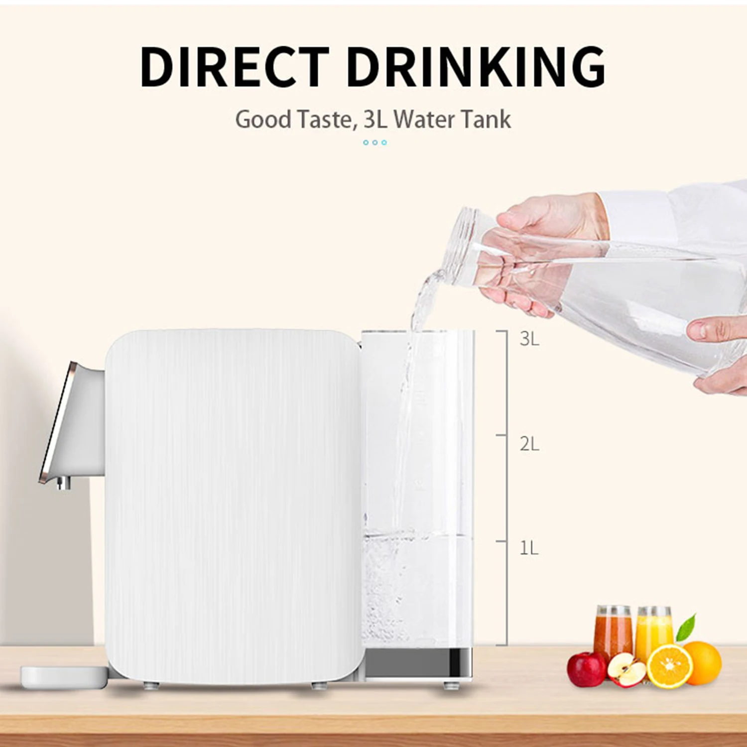 Desktop Reverse Osmosis Water Purifiers Machine Household RO Water Purifier for Home Office apartment