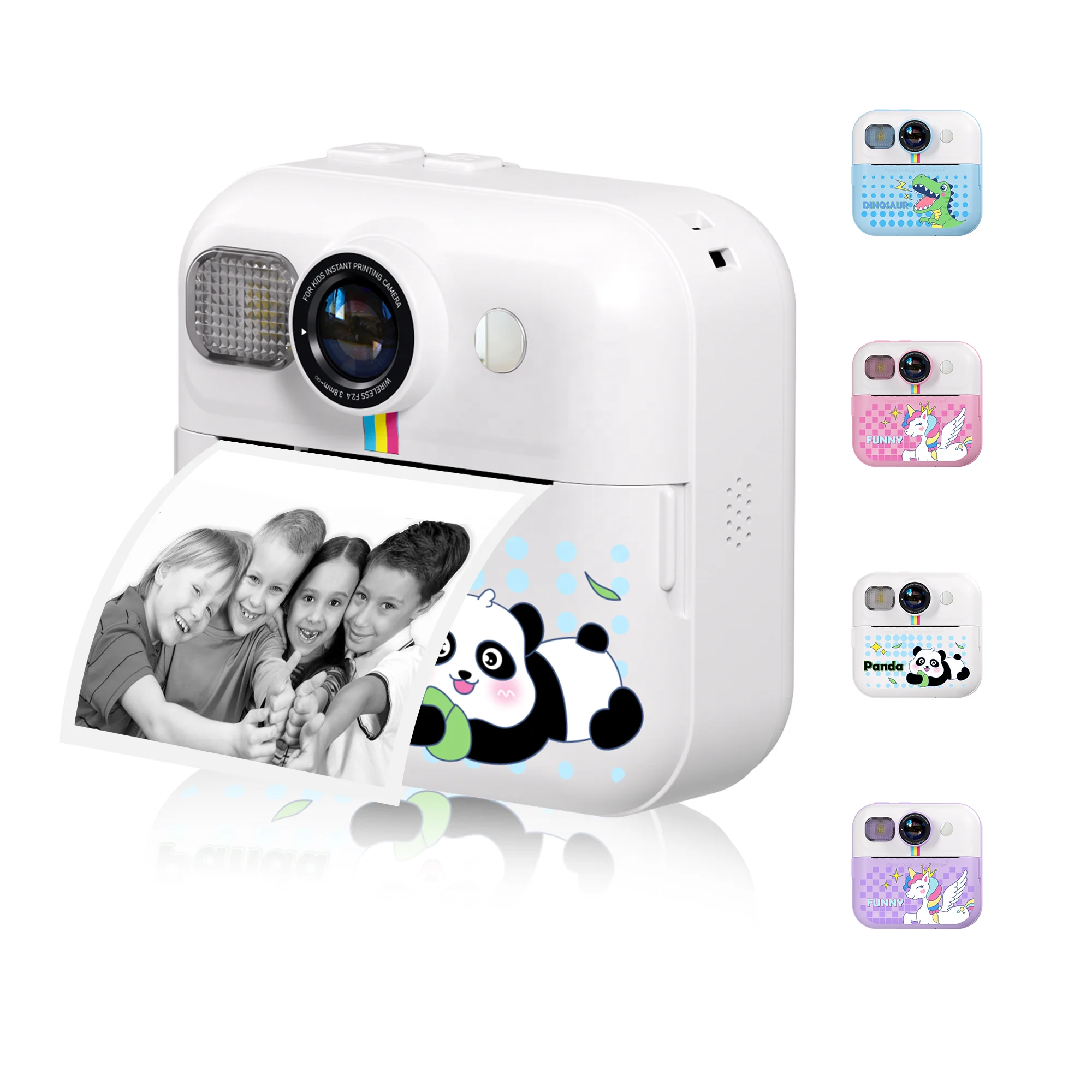 YMX CP02 Game Music Endearing Printing Photo DIY Kids Instant Print Camera for Girl Boy Children Child Baby Welfare home gift